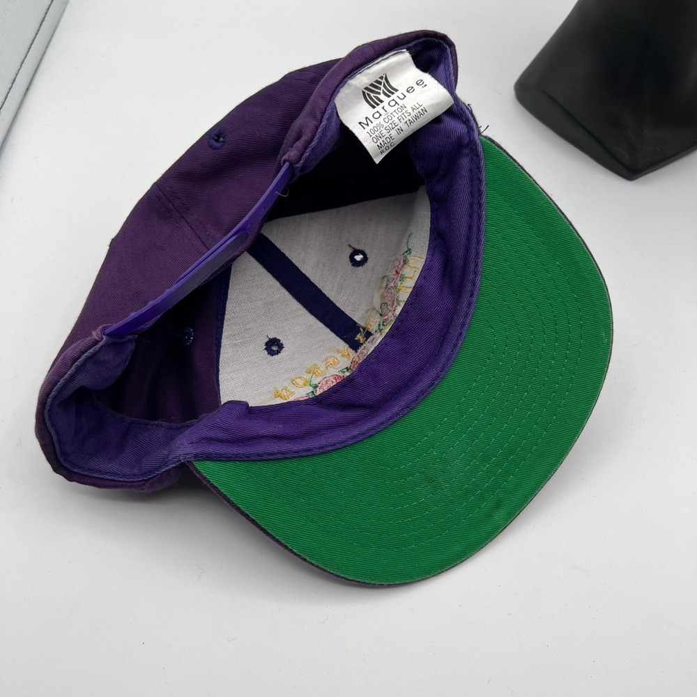Vintage Washington Huskies Rose Bowl 92 Snapback Hat Marquee Purple Mens Cap - Picture 7 of 7
